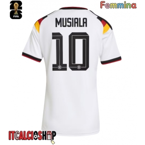 Germania Jamal Musiala #10 Prima Maglia Femmina Mondiali 2026 Manica Corta